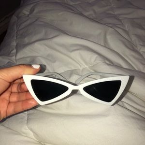 White sunglasses